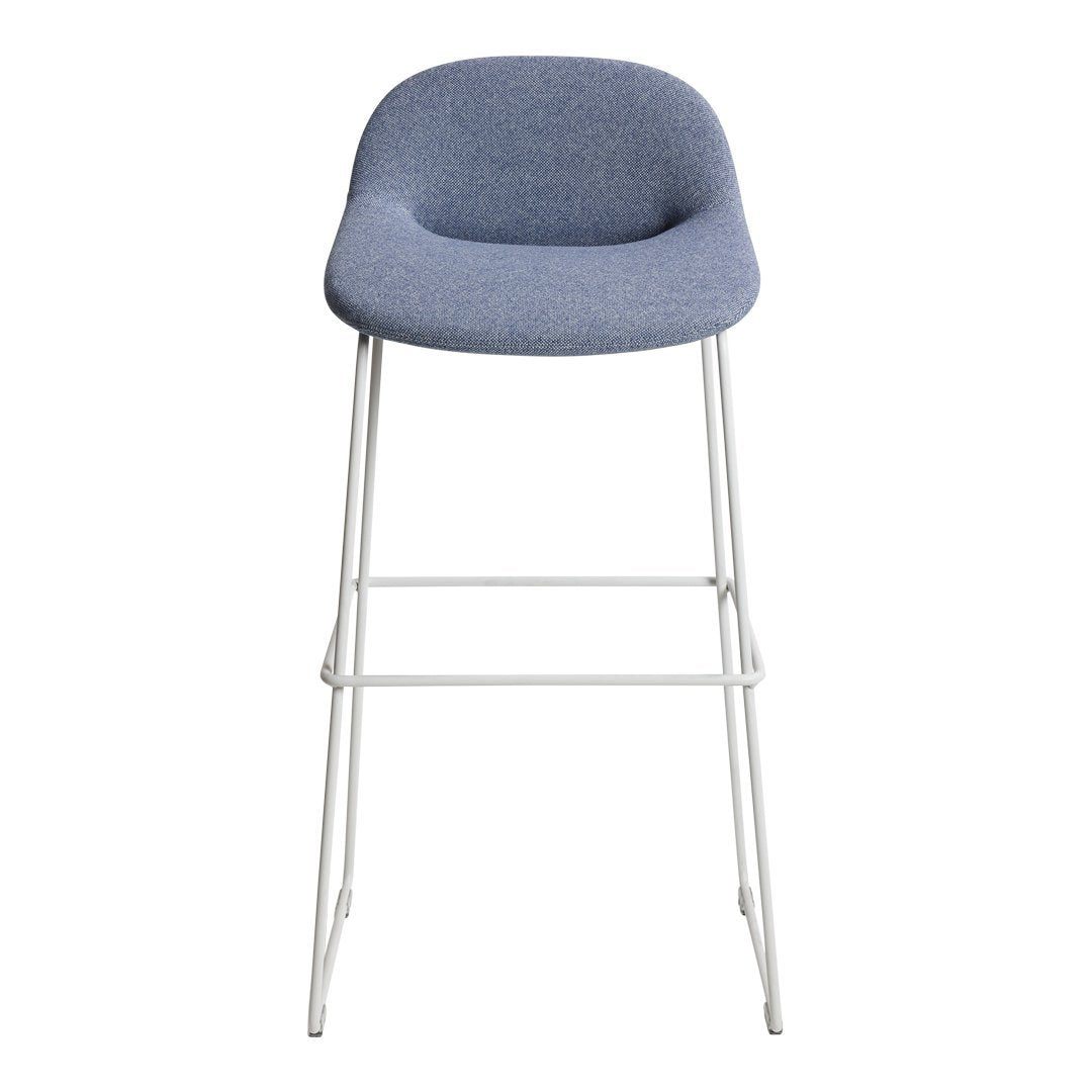 Beso Barstool with Sledge Base - Modern Kitchen & Bar Stool for Home, Restaurant, and Cafe Use
