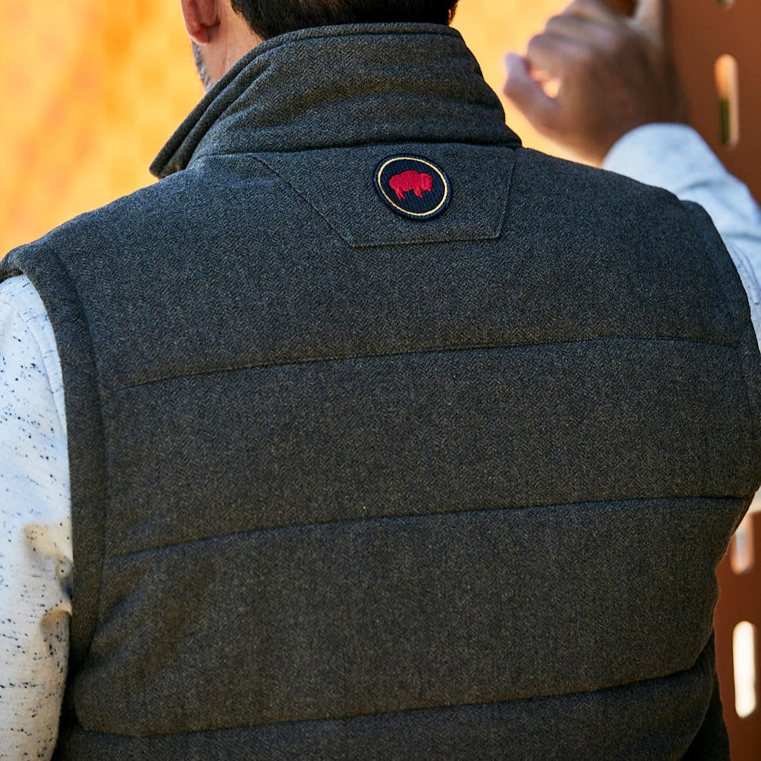 Men's Archer Herringbone Vest - Classic Slim Fit Waistcoat for Formal & Casual Wear - Perfect for Weddings, Office & Layering Outfits