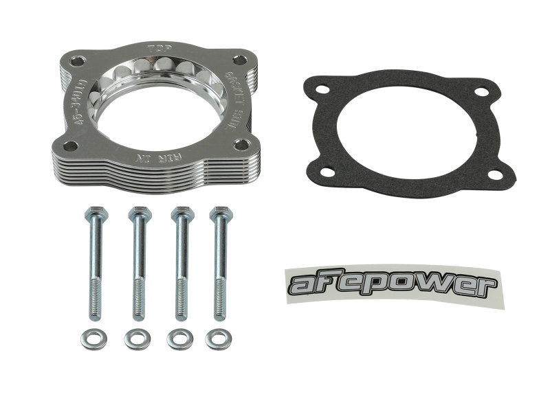 aFe 07-13 Chevrolet Silverado 1500 & GMC Sierra 1500 Silver Bullet Throttle Body Spacer - Performance Upgrade for Better Airflow & Horsepower - Ideal for Off-Roading & Towing