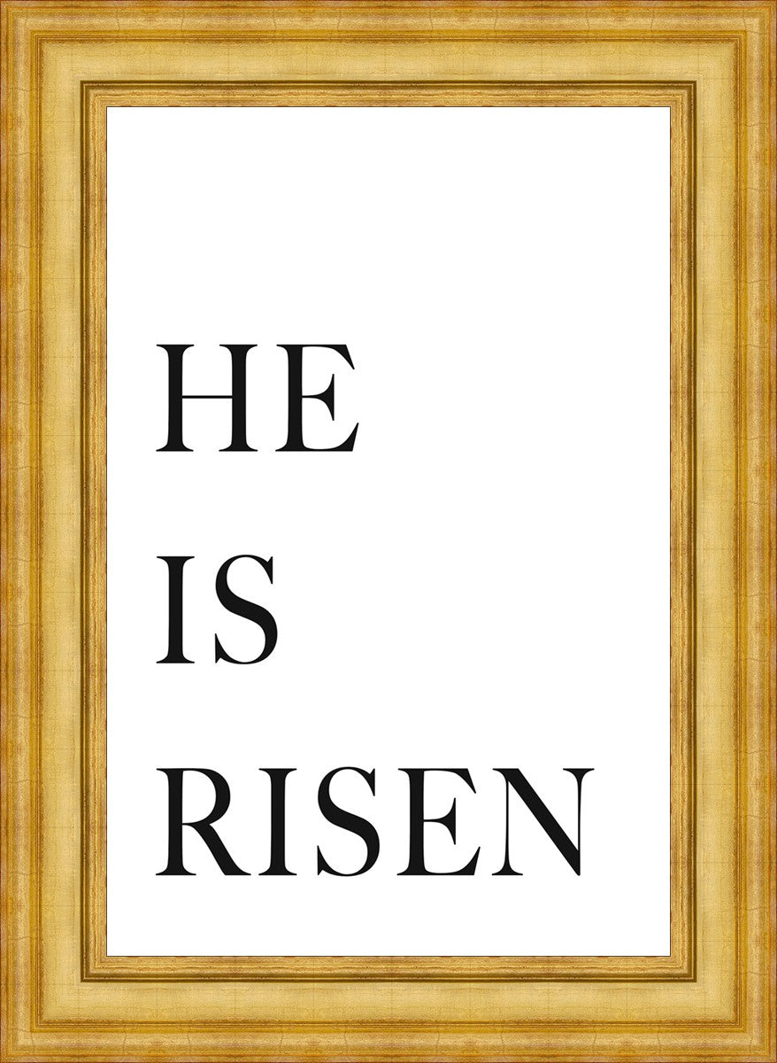 He is Risen by Paige Tilly - Inspirational Christian T-Shirt for Easter, Church & Faith-Based Events