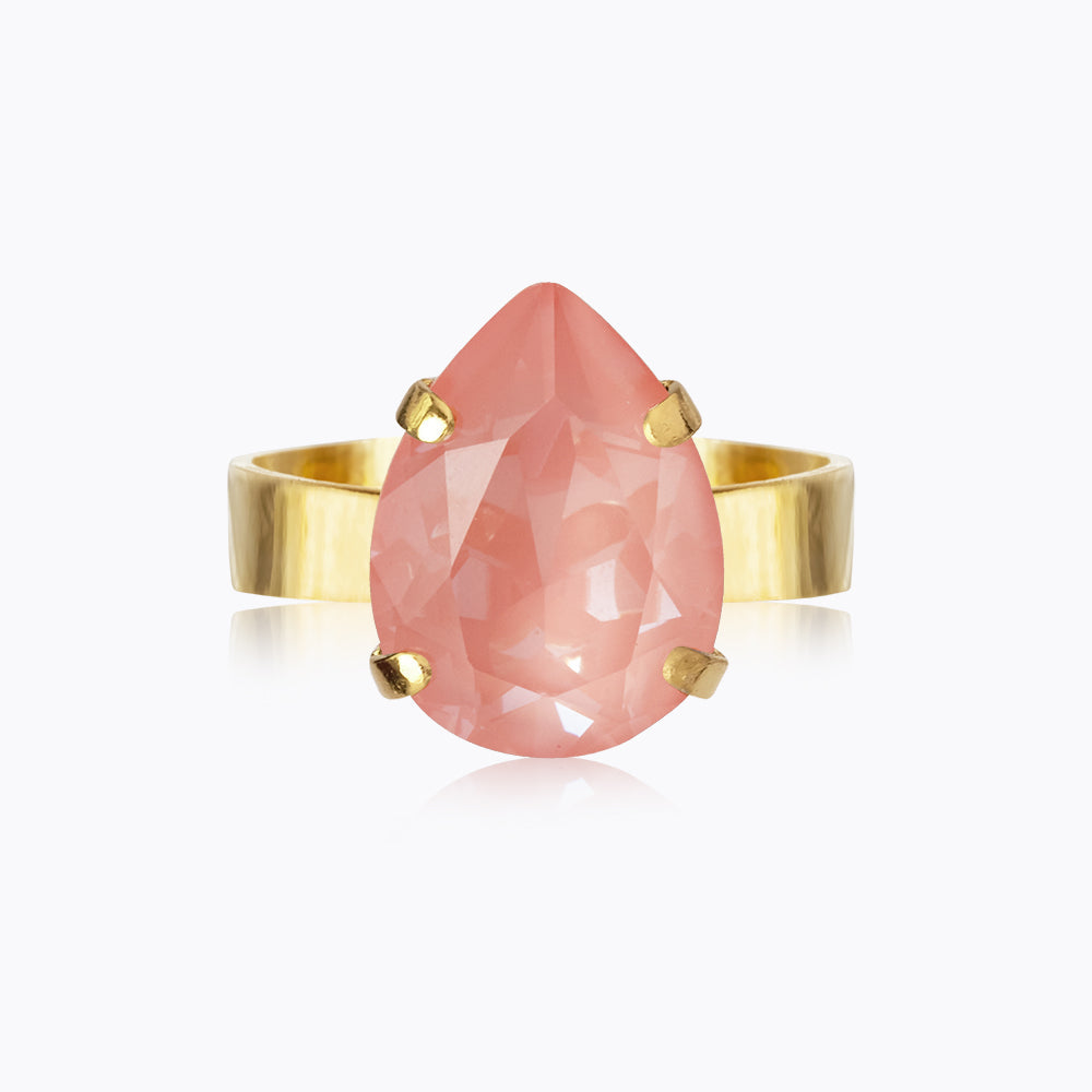 Mini Drop Ring - Flamingo Ignite Dainty Jewelry for Women | Elegant Stackable Rings for Everyday Wear, Gift Giving & Special Occasions