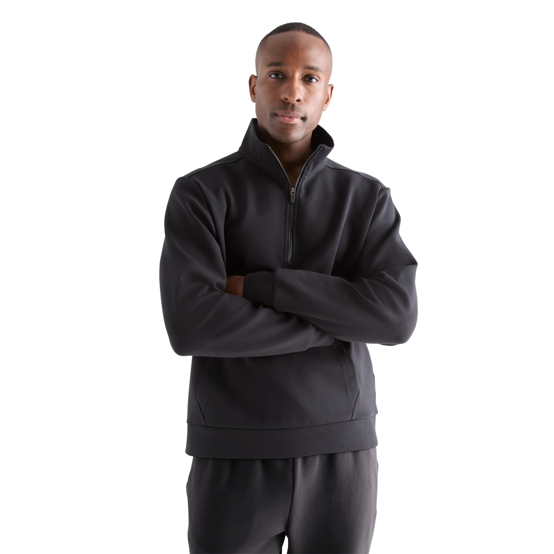 Men's Allday Elements 1/4 Zip Pullover Fleece Jacket - Lightweight Thermal Outdoor Running Hiking Workout Top for Cold Weather