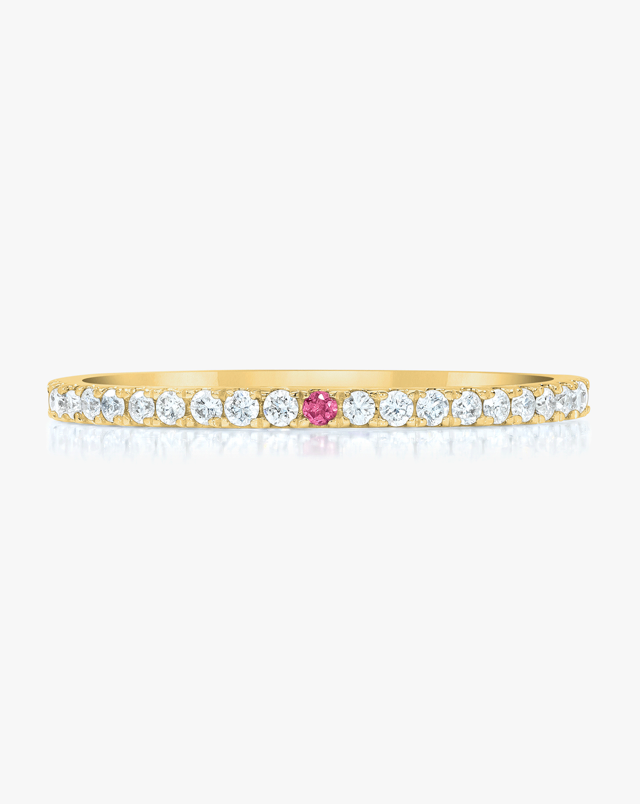 1.3mm Personalized Perfect Pavé Diamond Ring for Women - Custom Engraved Wedding Band, Anniversary Gift, Promise Ring - Ideal for Proposals, Bridal Jewelry & Special Occasions