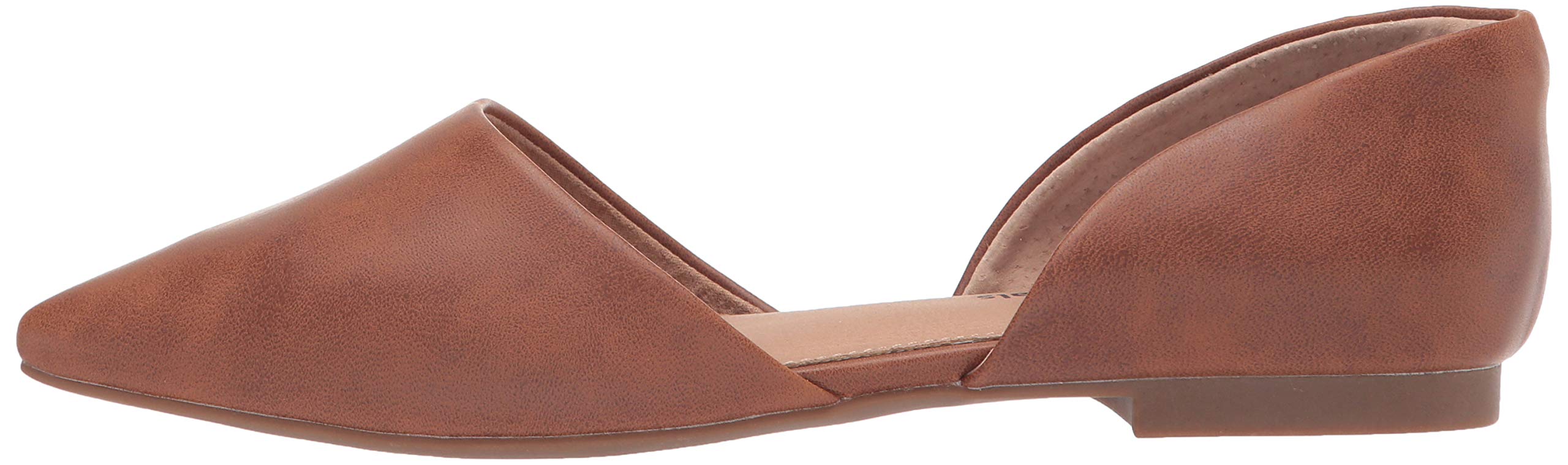 Amazon Essentials Women's Ballet Flat Shoes - Comfortable D'Orsay Style for Work, Casual & Everyday Wear