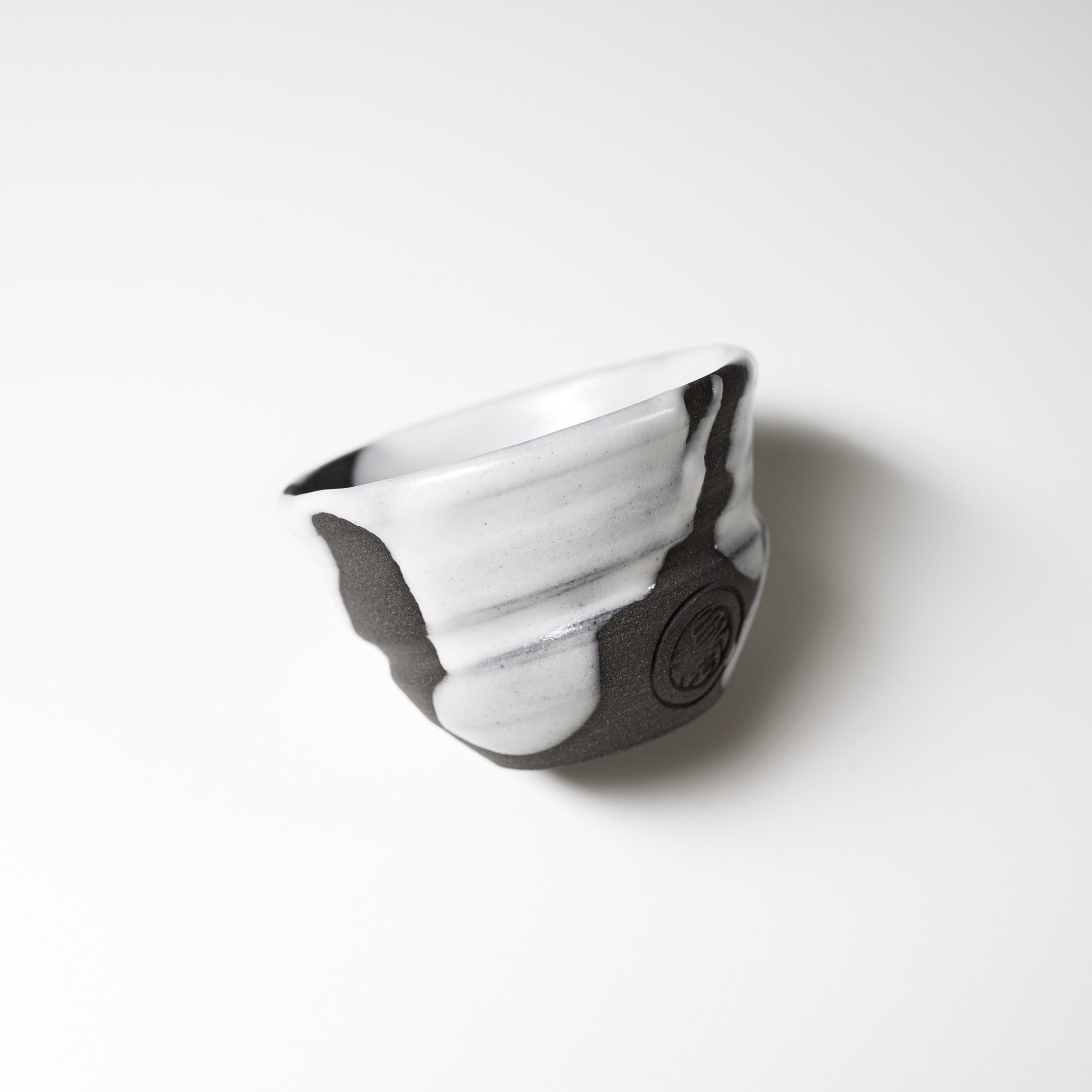 Premium NINSHU Sake Cup Set - Handcrafted Japanese Ceramic Teacups with Snow Field White Glaze - Perfect for Sake, Tea, and Dessert Serving - Elegant Gift for Home Bar, Tea Ceremony, or Japanese Dining Experience