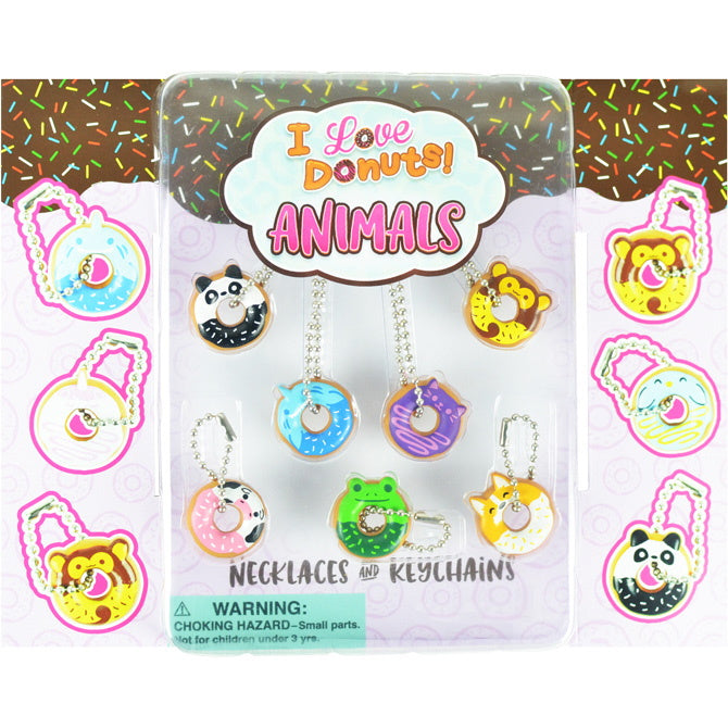 I Love Donuts Animal Series 2 Capsules - Cute Collectible Toys for Kids & Adults - Perfect for Party Favors, Gift Bags & Display Collections