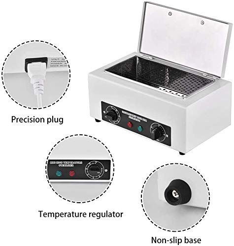 300W UV Sterilizer Box with Timer - Professional Nail & Beauty Tool Disinfection for Salon, Spa, and Home Use | Sanitizes Metal Tools, Manicure & Pedicure Equipment | Perfect for Hair Accessories, Nail Files, and Beauty Implements