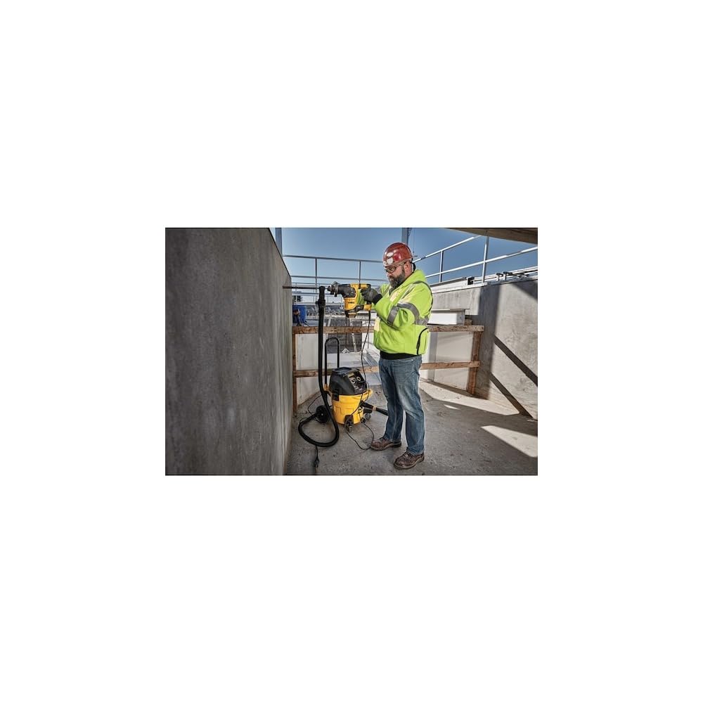 DEWALT D25333K 1-1/8 Inch SDS Plus Rotary Hammer Drill Kit with Hard Case - Powerful Corded Demolition Hammer for Concrete Drilling, Chiseling & Masonry Work | Ideal for Construction, Renovation & DIY Projects