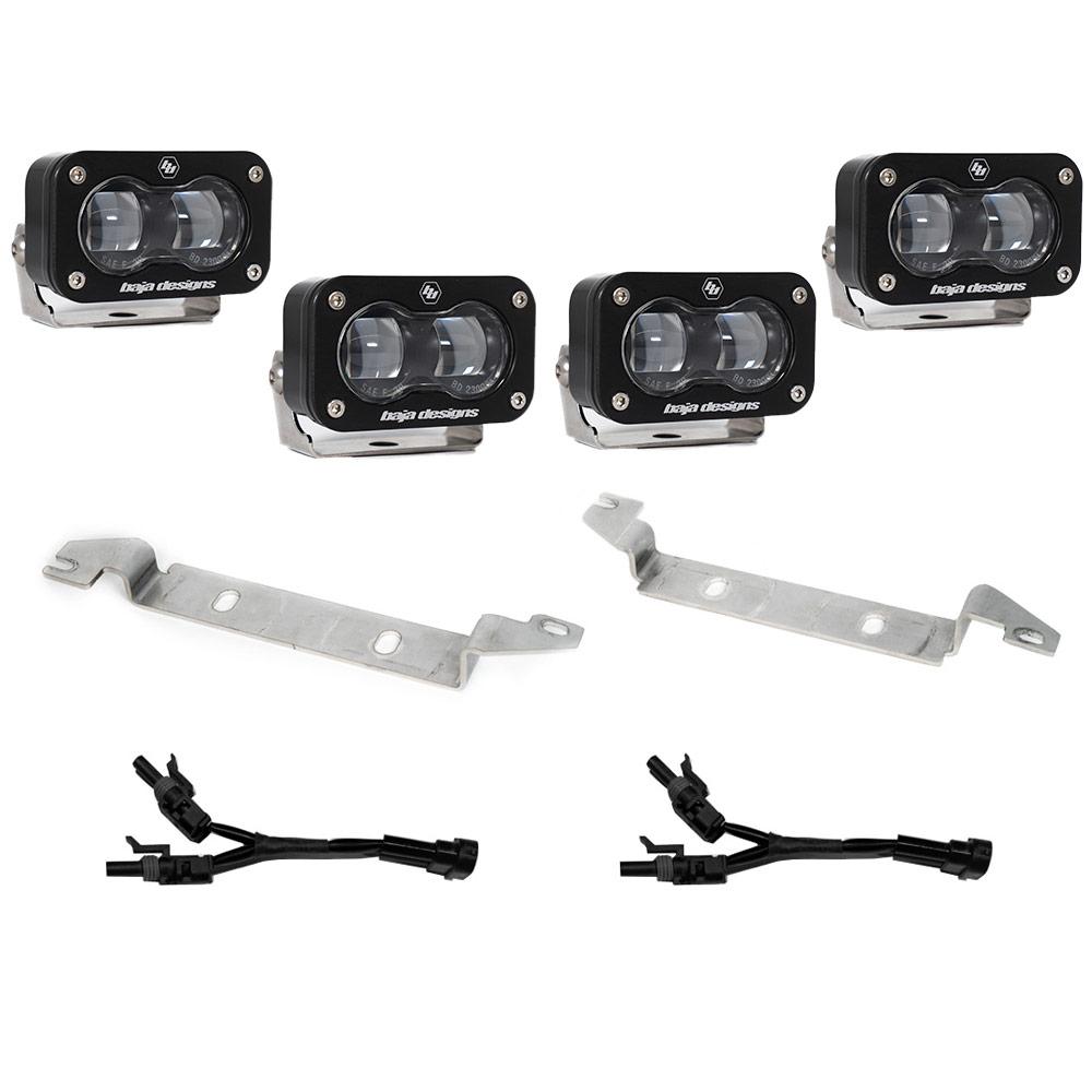 2024 Toyota Tacoma S2 SAE OEM Fog Light Replacement Kit - Durable Direct Fit Fog Lights for Off-Road & Night Driving Safety