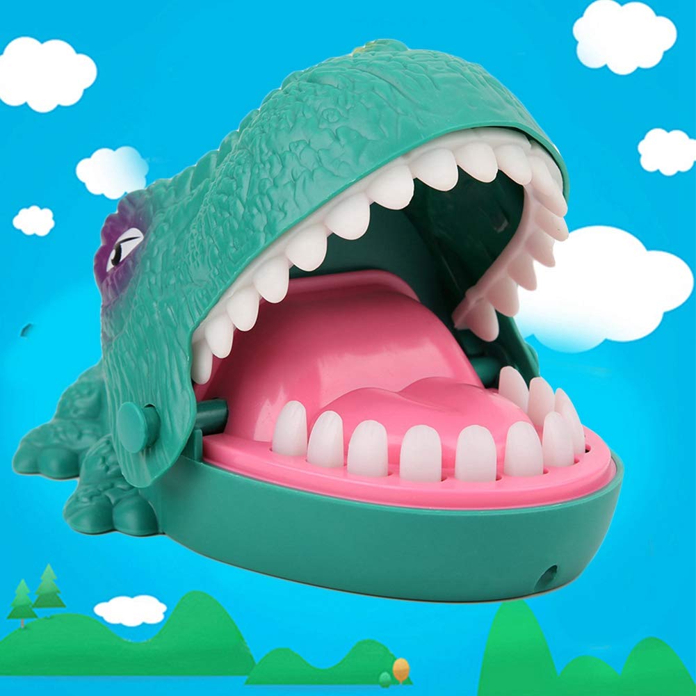 ASixxSix Dinosaur Bite Toy - Non-Toxic Chewable Dinosaur Teether for Babies & Toddlers - Portable Sensory Toy for Teething Relief & Stress Relief - Perfect for Home, Travel, and Daycare Use