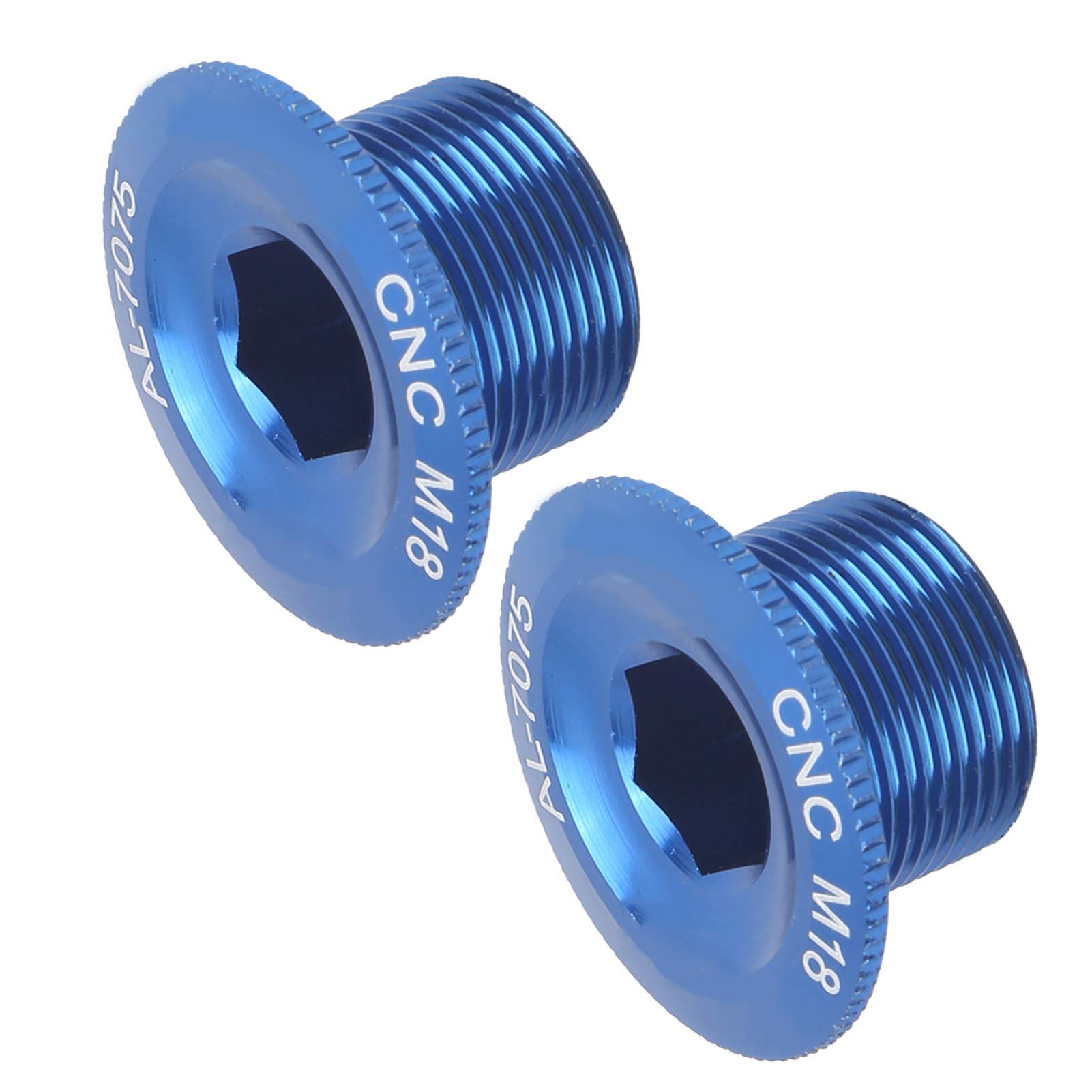 2Pcs Aluminum Alloy Bike Crank Arm Bolts - Replacement Crank Screw Caps for Bicycle Crankset Repair | Durable Cycling Accessories for Mountain & Road Bikes Maintenance