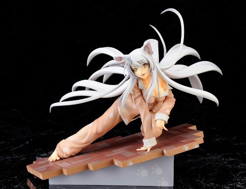 Bakemonogatari Black Hanekawa 1/7 Scale PVC Anime Figure - Collectible Japanese Anime Character Model for Display & Home Decor