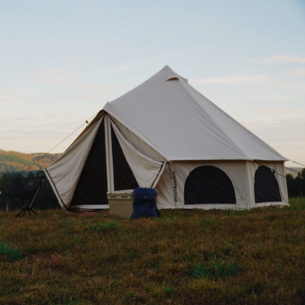 13' Avalon Bell Tent - Waterproof Camping Tent for 4-6 People, Lightweight & Spacious for Outdoor Adventures, Hiking, Festivals, and Family Camping Trips