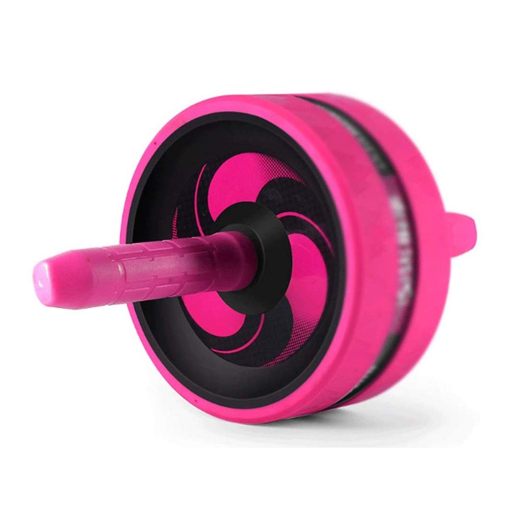 PDGJG Abdominal Muscle Wheel - Ab Roller for Core Workouts, Home Gym Exercise Equipment for Abs & Strength Training (Pink) - Perfect for Home Fitness, Office Workout & Cross Training