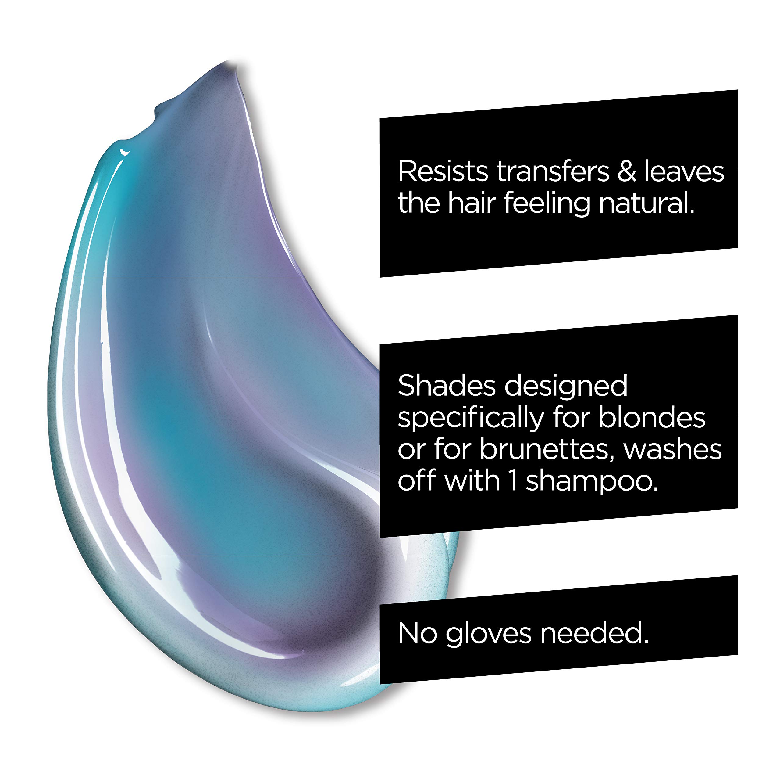 L'Oréal Paris Temporary 1-Day Hair Color for Blondes & Brunettes - Moonstone Gray (1 Fl Oz) | Washable Hair Makeup | Perfect for Parties, Halloween & Costume Events