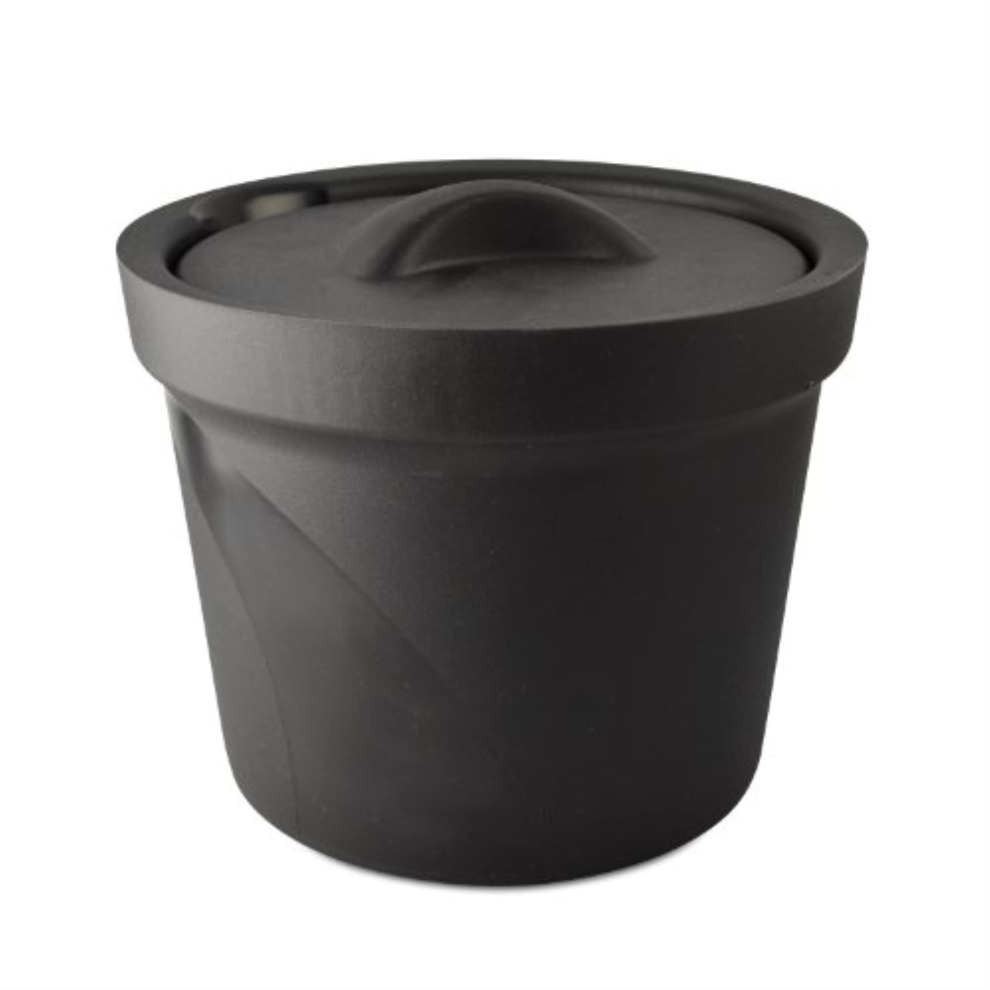SP Bel-Art 168074002 Magic Touch 2 High Performance Black Ice Bucket - 4 Liter Capacity with Lid | Perfect for Parties, Bars, and Outdoor Entertaining