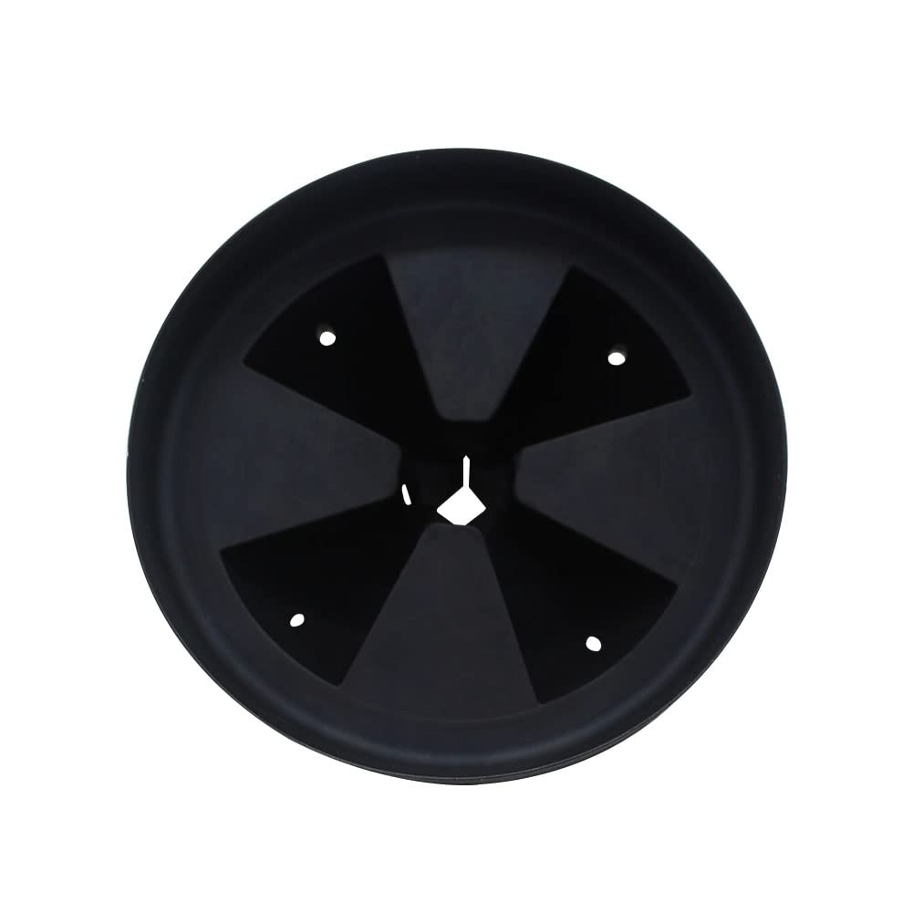 Joywayus 2-Pack 3-3/8 Inch Black Rubber Garbage Disposal Splash Guard - Quiet Sink Baffle Replacement with Upgraded Removable Drain Plugs - Multi-Functional Food Waste Disposer Accessories for Kitchen Sink Maintenance & Odor Prevention