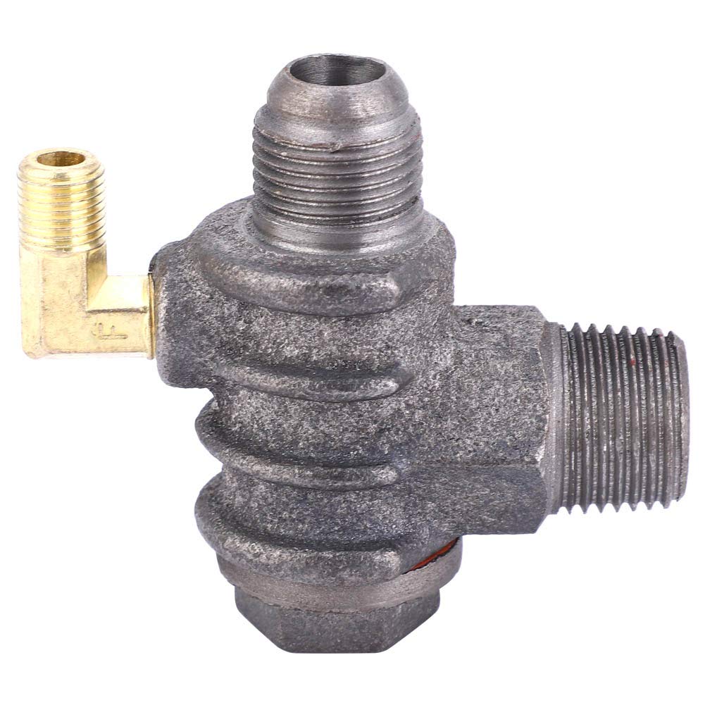 SALUTUY One Direction Check Valve - Electromagnetic Check Valve for Low Temperature Air Medium in Air Compressors (Elbow Up) | Ideal for HVAC Systems, Pneumatic Tools & Industrial Applications