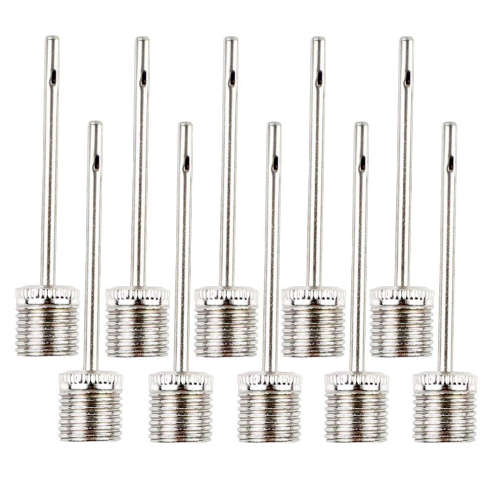 10-Piece Inflating Air Metal Needle Set for Football, Basketball & Bike Tires - Durable Pump Inflator Pins for Sports Equipment and Cycling Accessories - Perfect for Home, Gym, and Outdoor Use
