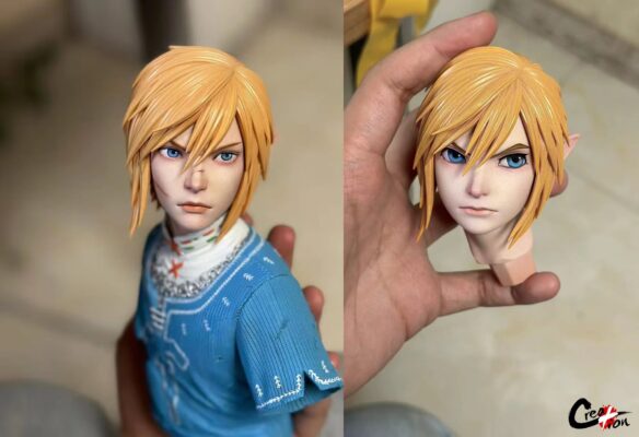 Creation Studio Link The Legend of Zelda Link Action Figure - Collectible Video Game Character Statue for Nintendo Fans | Perfect for Display, Gaming Room Decor, and Gift for Zelda Lovers