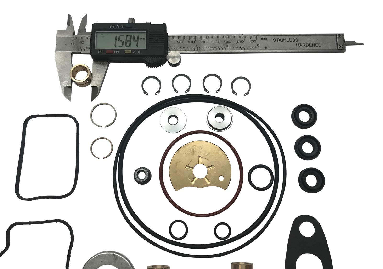 2007.5-2012 Dodge Ram 6.7L Turbo Rebuild Kit with STD & Oversized Bearings | HE351VE Turbocharger Repair Kit | Compatible with Cummins Diesel Engines | Perfect for Turbo Restoration & Performance Upgrades