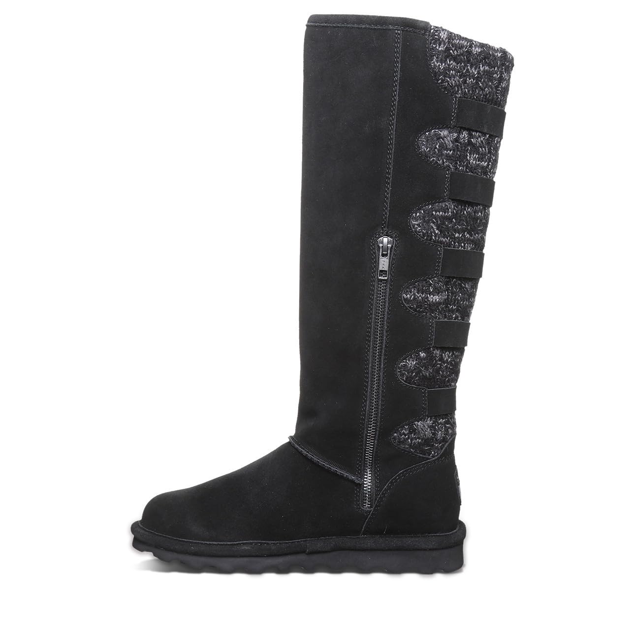 BEARPAW Women's Boshie Tall Suede Wool Blend Lined Winter Snow Boots - Warm Waterproof Hiking Boots for Cold Weather & Outdoor Activities