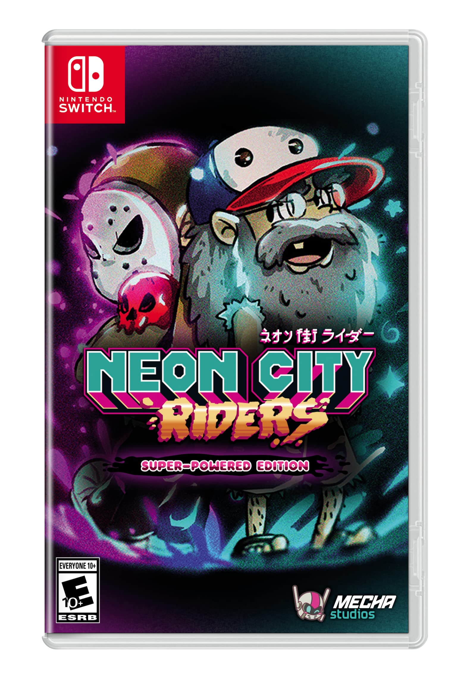 Neon City Riders: Super-Powered Edition - Action Adventure Game for Nintendo Switch - Perfect for Home Gaming & Travel Entertainment