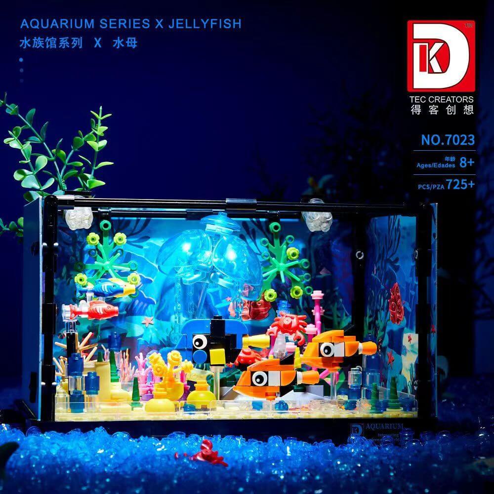 DK Underwater World Aquaria Series - Premium Fish Tank Decorations for Home & Office | Enhance Your Aquarium with Stunning Underwater Scenes