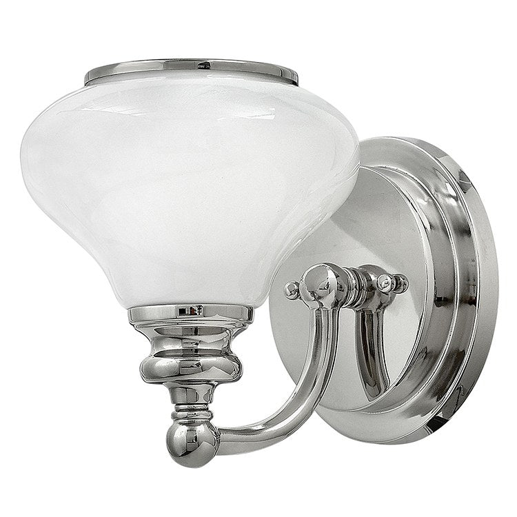 Ainsley Single Light Bathroom Wall Sconce - Modern Vanity Light Fixture for Bathroom, Bedroom, or Hallway - Perfect for Makeup, Reading & Ambient Lighting