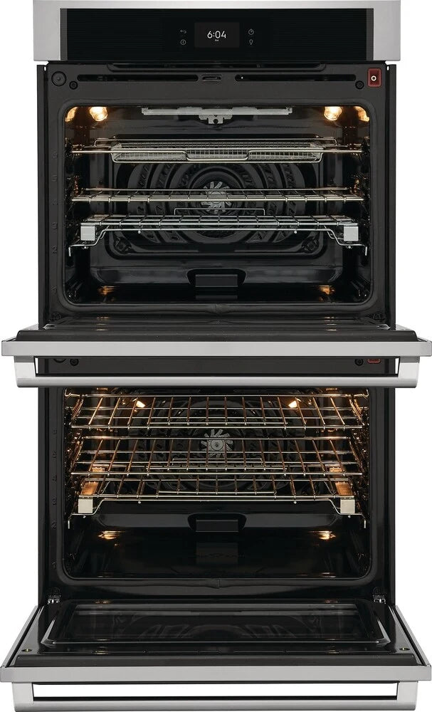 Electrolux 30 Inch Smart Electric Double Wall Oven with WiFi - Stainless Steel ECWD3012AS for Modern Kitchens & Baking Enthusiasts