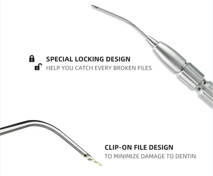 Endodontic Broken File Removal Kit - Root Canal Extractor Set for Dental Professionals | Perfect for Endodontic Retreatment & Surgical Procedures
