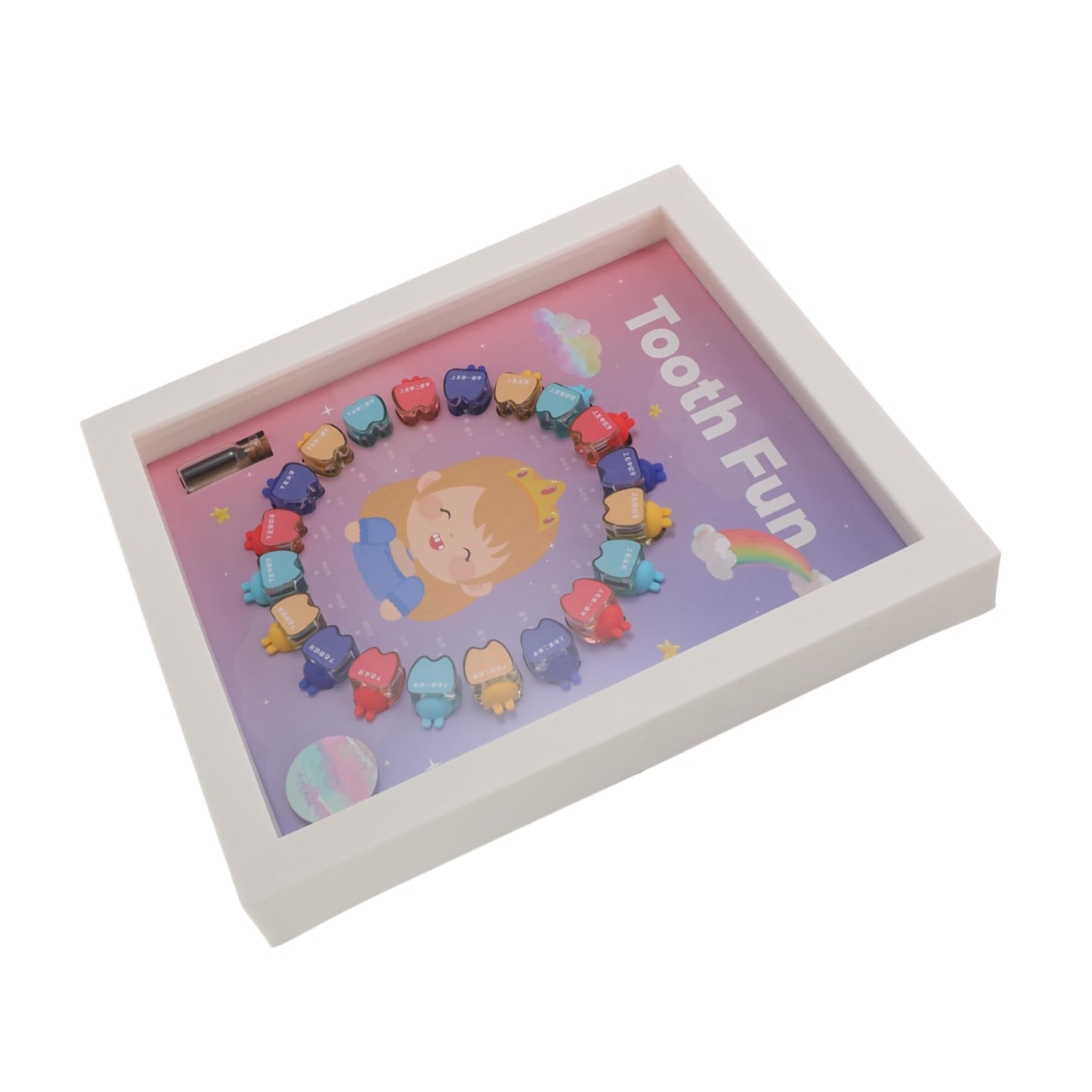 BIUDECO Teeth Storage Box Set - Organizer for Baby Teeth, Fetal Hair & Keepsakes | Durable Tooth Holder for Kids, Secure Container for First Tooth & Milestone Memories | Perfect for Baby Shower Gifts & Childhood Memorabilia Organization