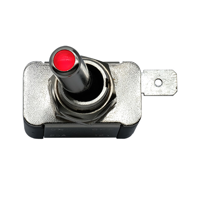 ILT Series Illuminated Toggle Switch - Waterproof LED Light Rocker Switch for Marine, RV, Truck & Automotive Applications - Perfect for Dashboard, Control Panel & Boat Lighting Systems