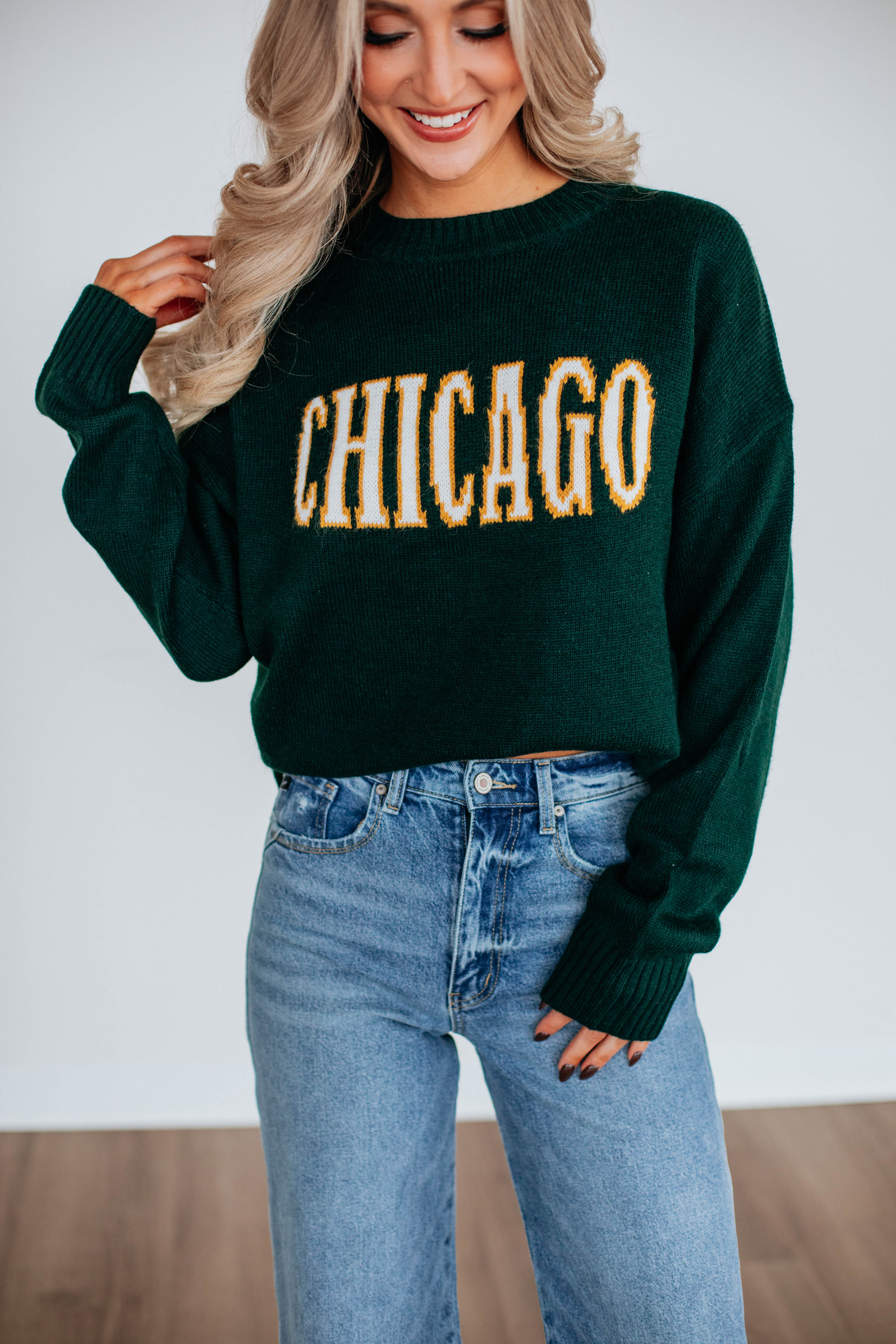 Chicago Knit Sweater for Women - Cozy Cable Knit Pullover Winter Sweater | Perfect for Casual Outfits, Office Wear & Holiday Gatherings