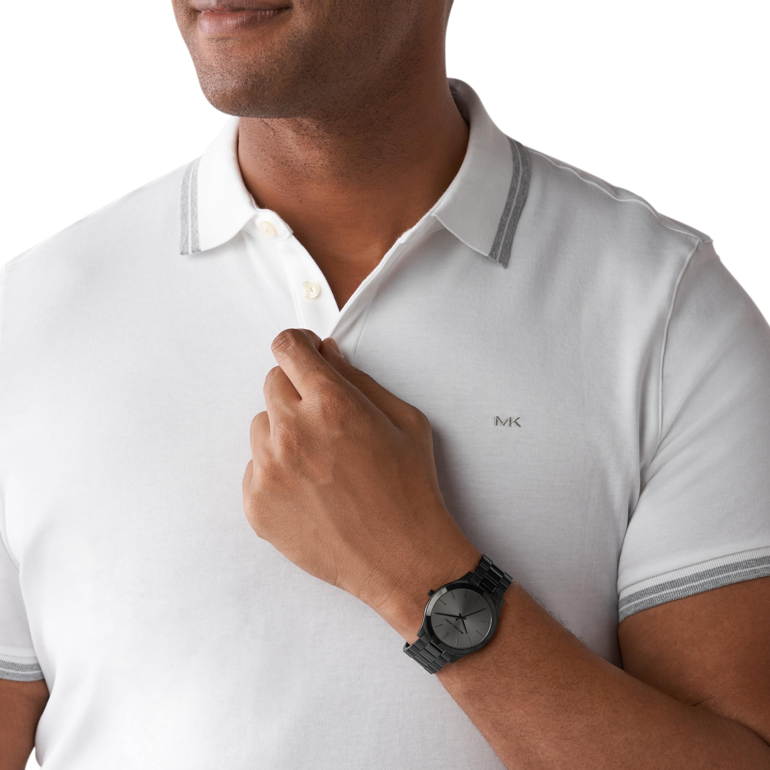 Michael Kors Oversized Slim Runway Men's Watch - Stainless Steel Chronograph Watch for Men | Luxury Dress Watch for Business, Formal & Casual Wear