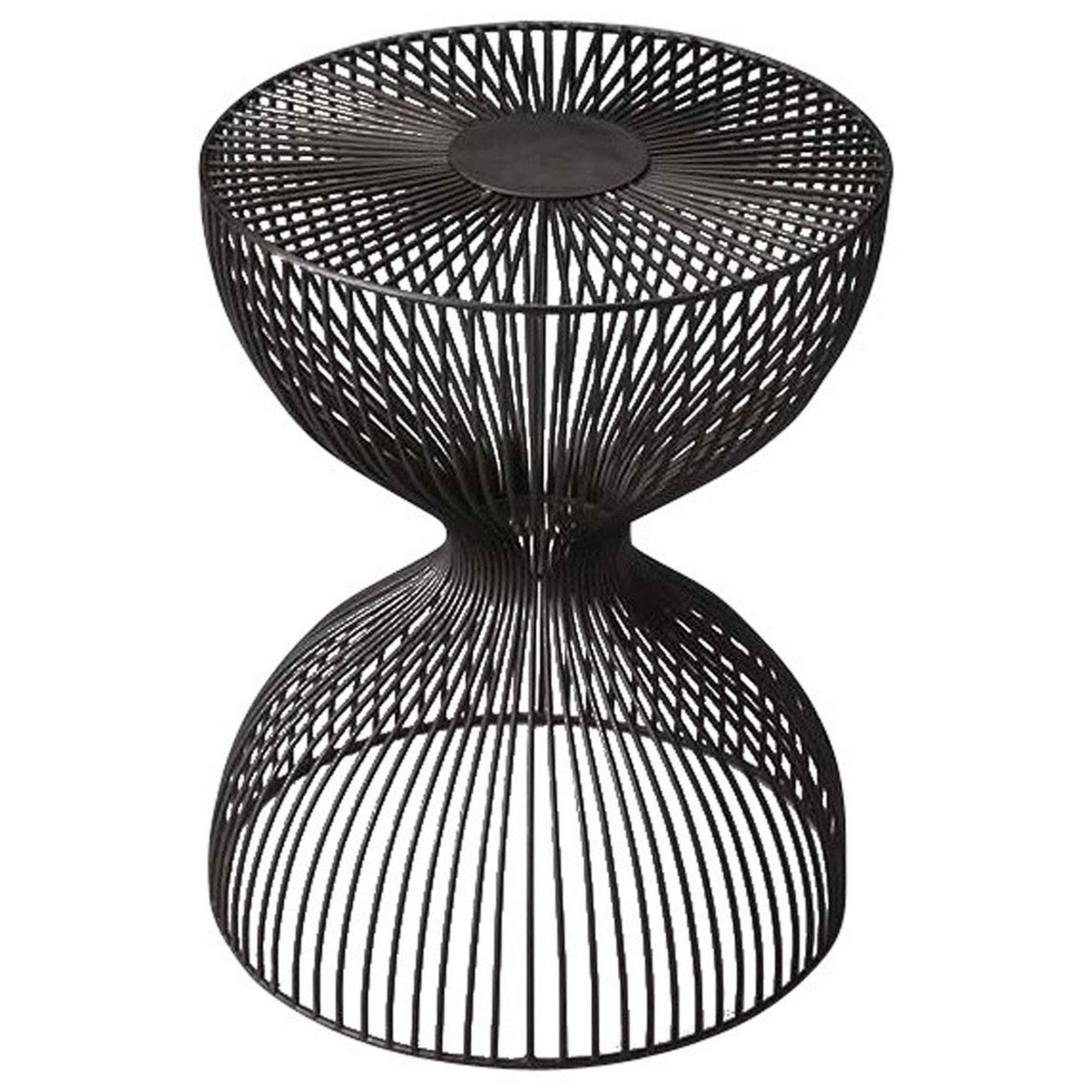 Nicholas Black Metal End Table - Modern Side Table for Living Room, Bedroom, or Office - Sturdy and Stylish Accent Table for Small Spaces