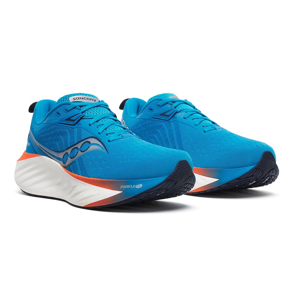 Saucony Men's Triumph 22 Running Shoes - Lightweight Cushioned Road Running Sneakers for Men | Perfect for Marathon Training, Jogging & Daily Workouts