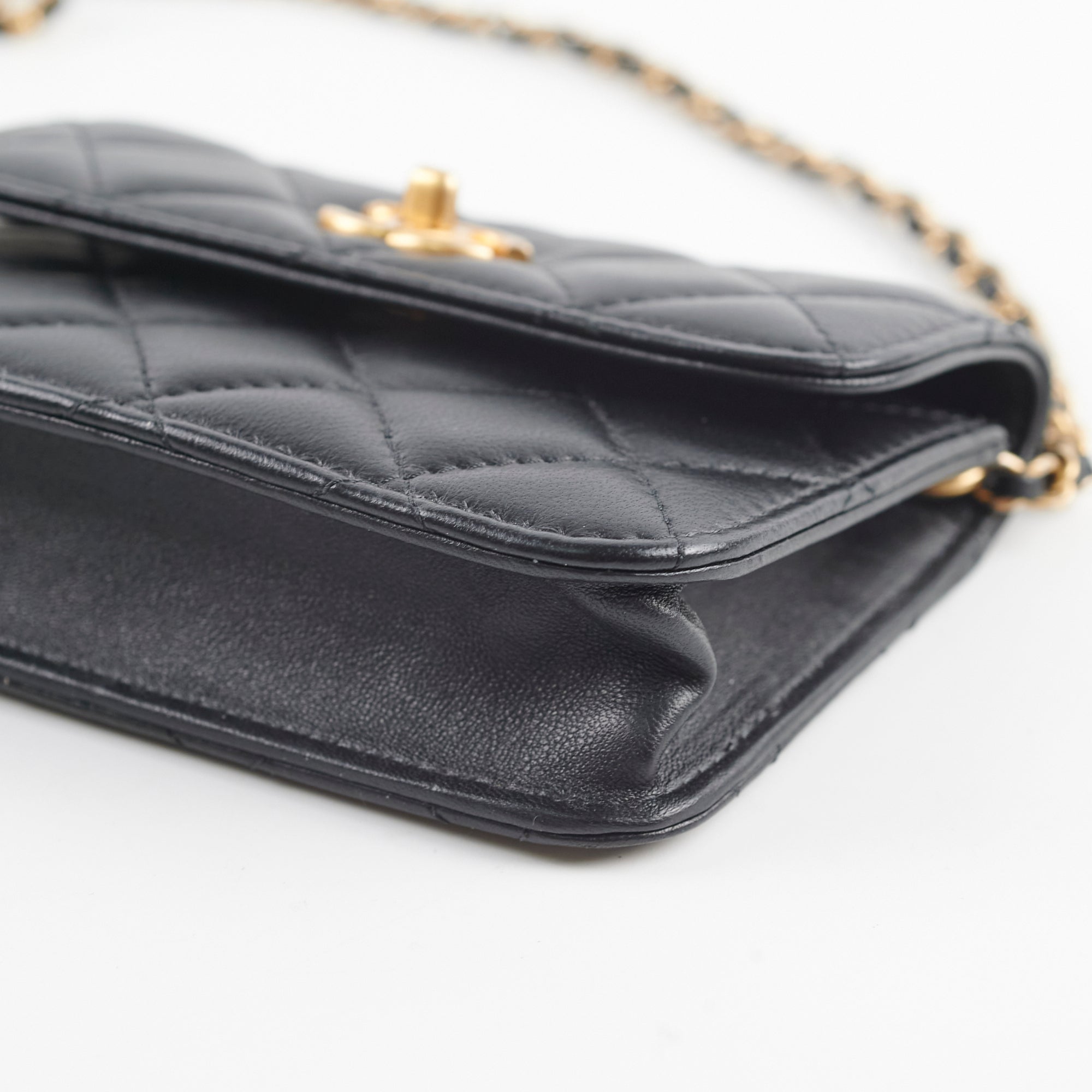 Chanel Micro Crush Shoulder Bag Black | Luxury Designer Crossbody Purse for Women | Perfect for Date Night, Parties & Everyday Use