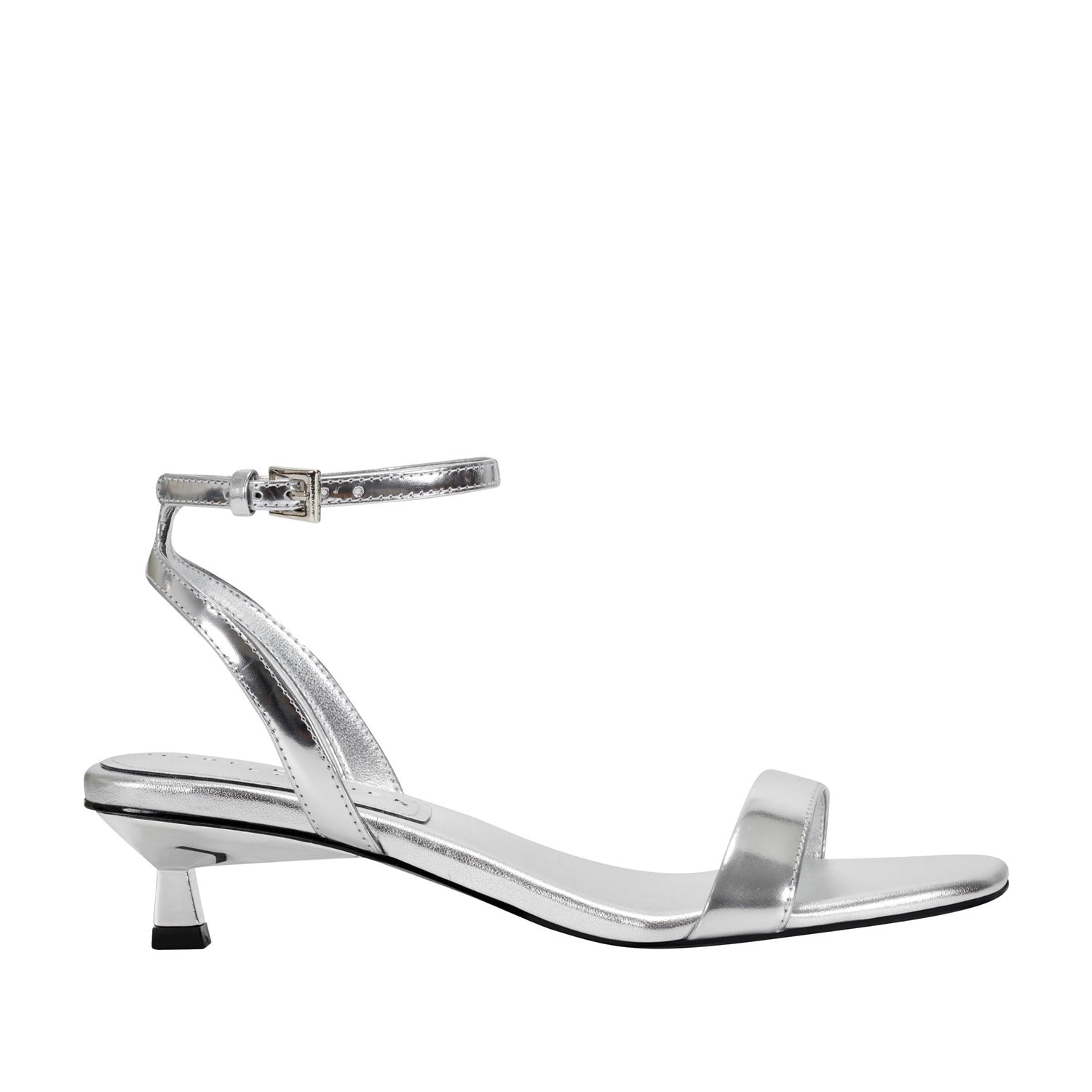 Marc Fisher Ltd Women's Alona Silver/Cow Specchio Mirror Heels - Stylish Cow Print High Heels for Women, Perfect for Parties, Weddings & Night Out