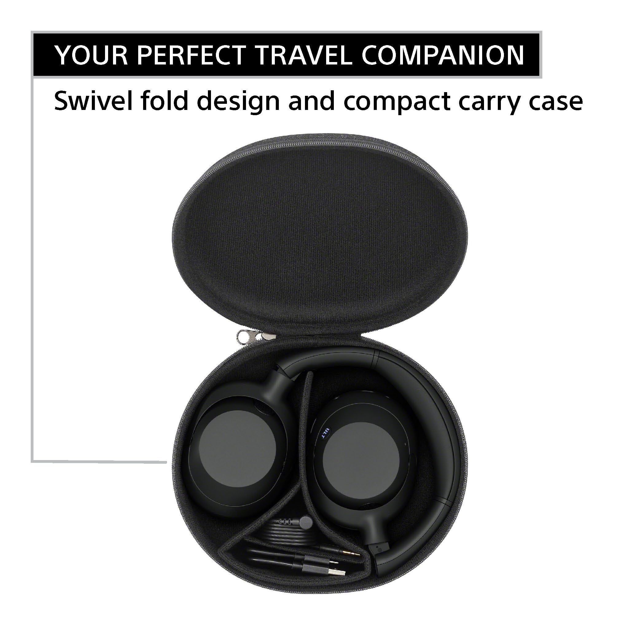Sony ULT WEAR Over-Ear Wireless Headphones with Active Noise Cancellation, Built-in Alexa, 30-Hour Battery Life & Deep Bass - Perfect for Travel, Work & Music Lovers (Black)