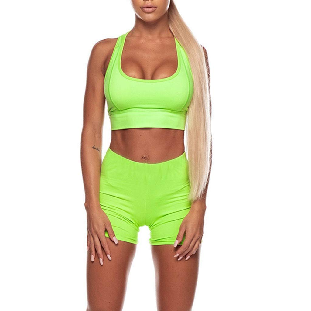 Sexy Women's Bodycon Tank Crop Top & Shorts 2-Piece Outfit Set | Clubwear, Party Outfit, Summer Fashion | Perfect for Night Out, Beach Vacation, and Date Night
