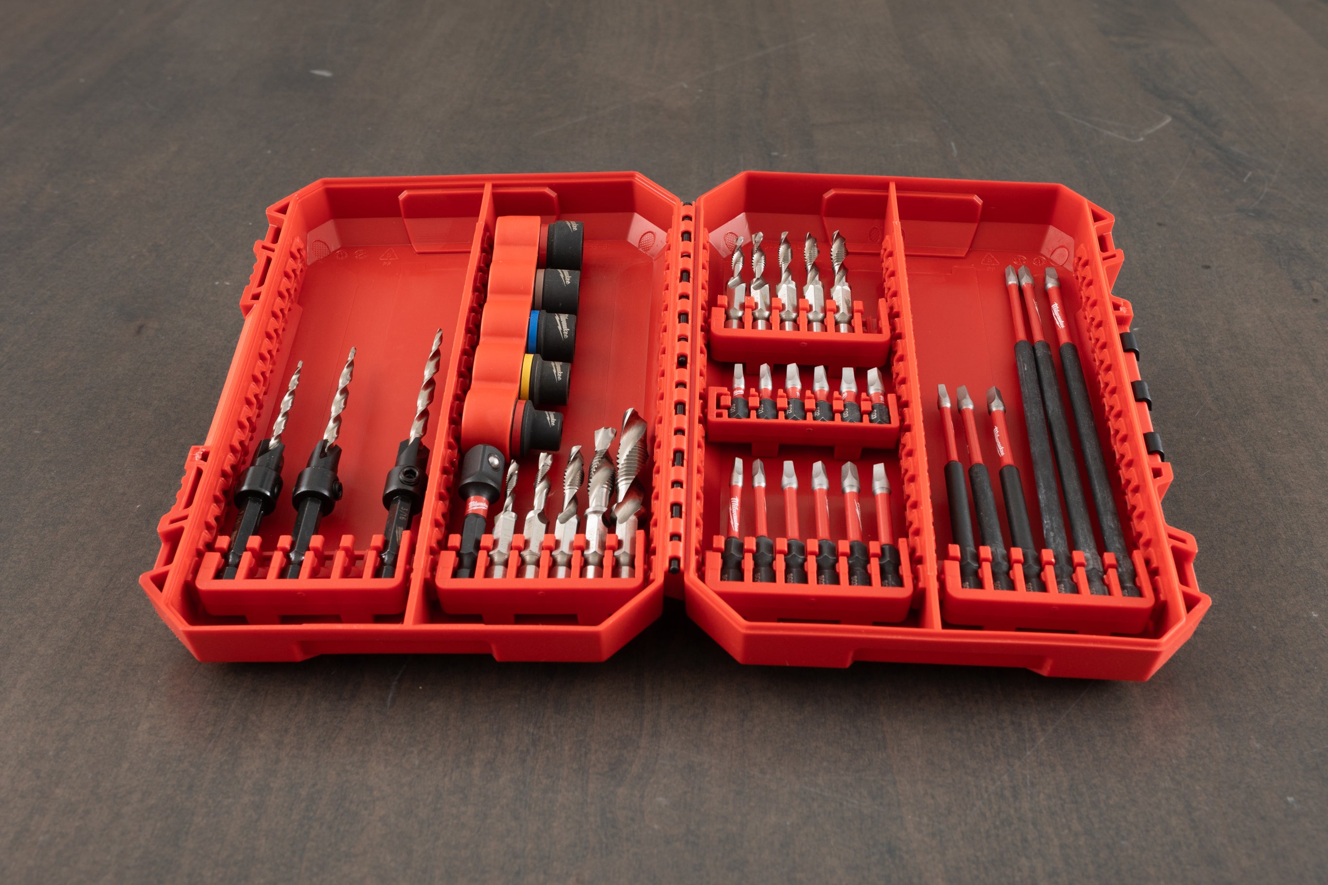 Milwaukee Square and Tap Accessory Kit - Professional Grade Tool Accessories for Drilling and Fastening | Perfect for Construction, Woodworking, and DIY Projects