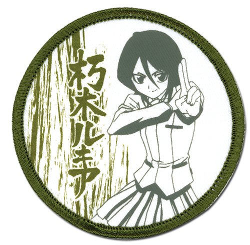 Bleach Anime Rukia Kuchiki Iron-On Patch - Dull Finish for Cosplay, Jackets, Bags & DIY Crafts