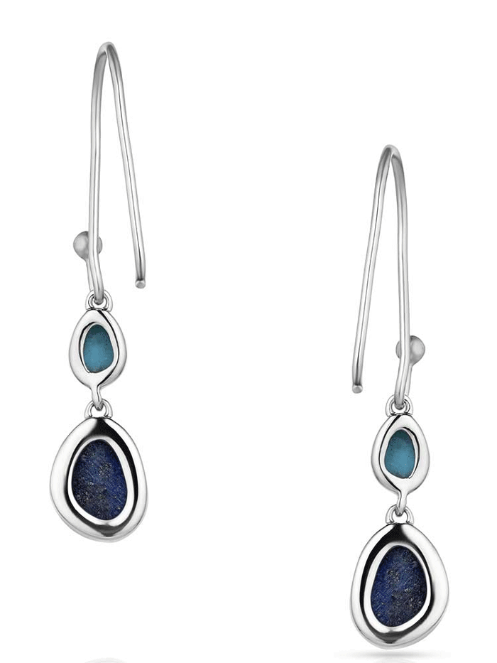 Montana Silversmiths ER5856 Nature's Obsession Sterling Silver Earrings for Women - Perfect for Everyday Wear, Date Nights & Special Occasions