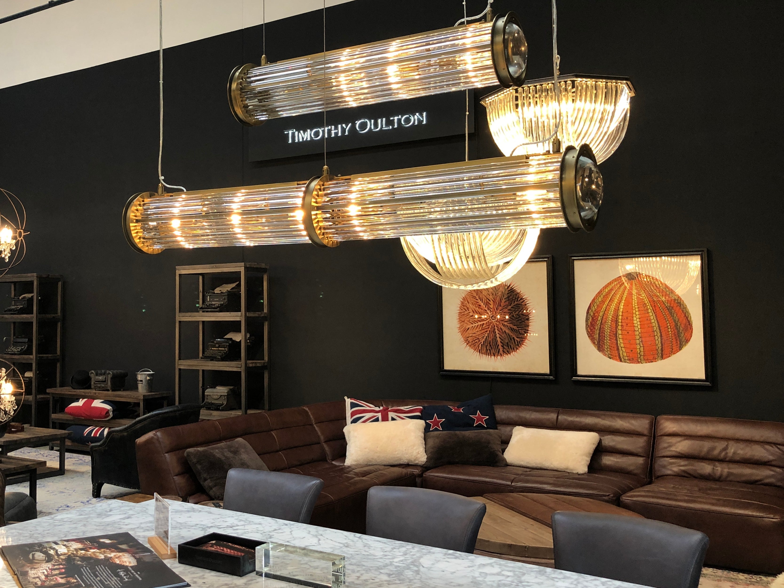 Modern Newton Pendant Chandelier - Elegant Glass Ceiling Light Fixture for Dining Room, Kitchen Island & Bedroom Lighting