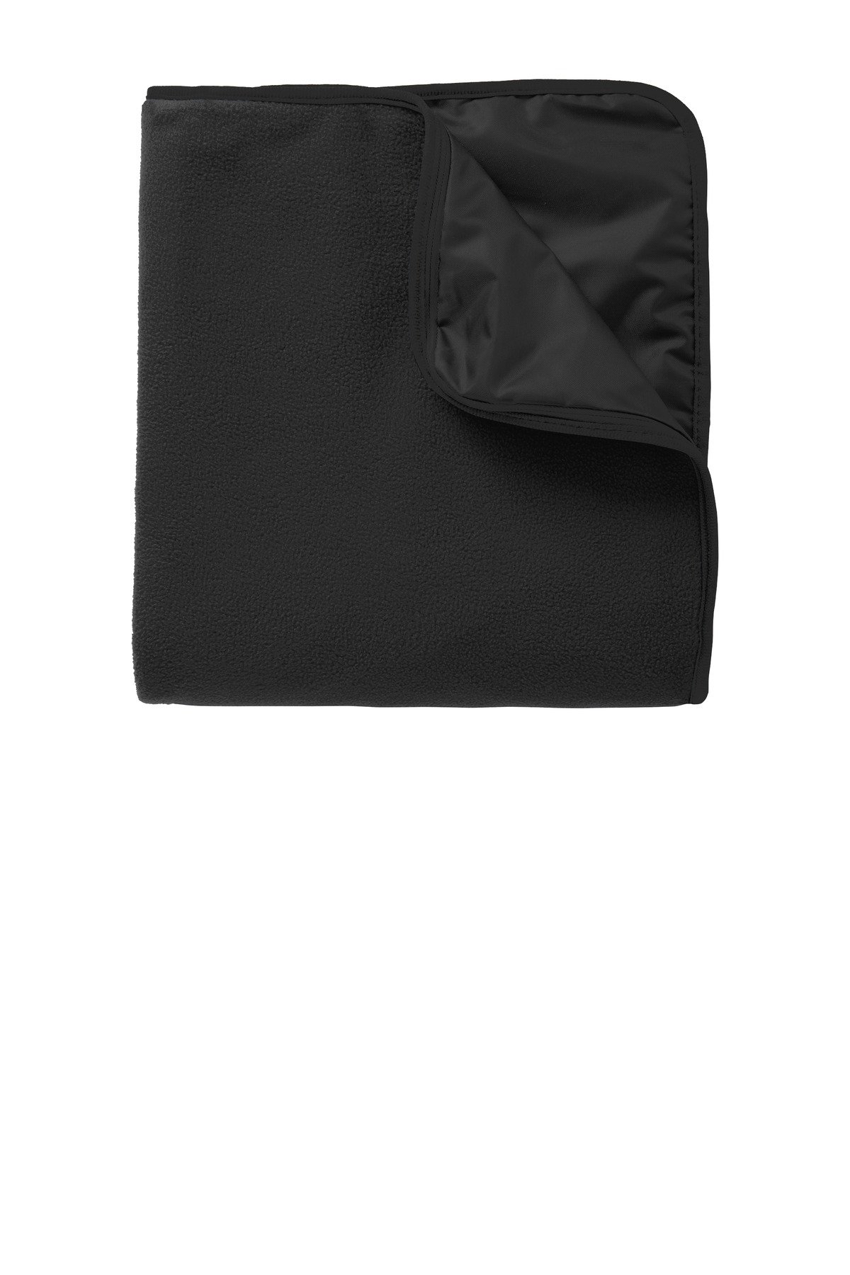 Port Authority Fleece & Poly Travel Blanket - Soft & Warm Blanket for Airplane, Car, Camping & Home Use - Lightweight & Compact for Easy Packing
