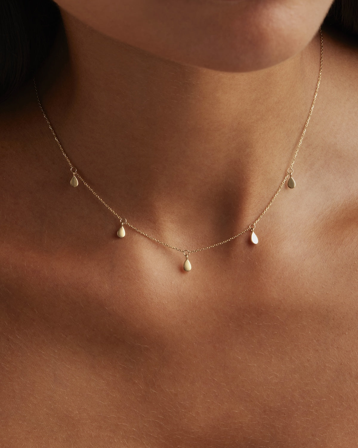 9K Solid Gold Grace Choker Necklace - Elegant Dainty Gold Choker for Women - Perfect for Weddings, Parties & Everyday Luxury Jewelry