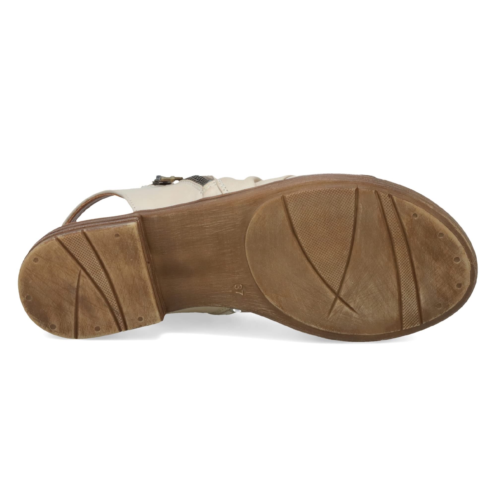 Miz Mooz Dylan Leather Sandals for Women - Boho Peep Toe Sandals with Side Zipper Closure | Comfortable & Stylish for Summer, Beach, and Casual Outings