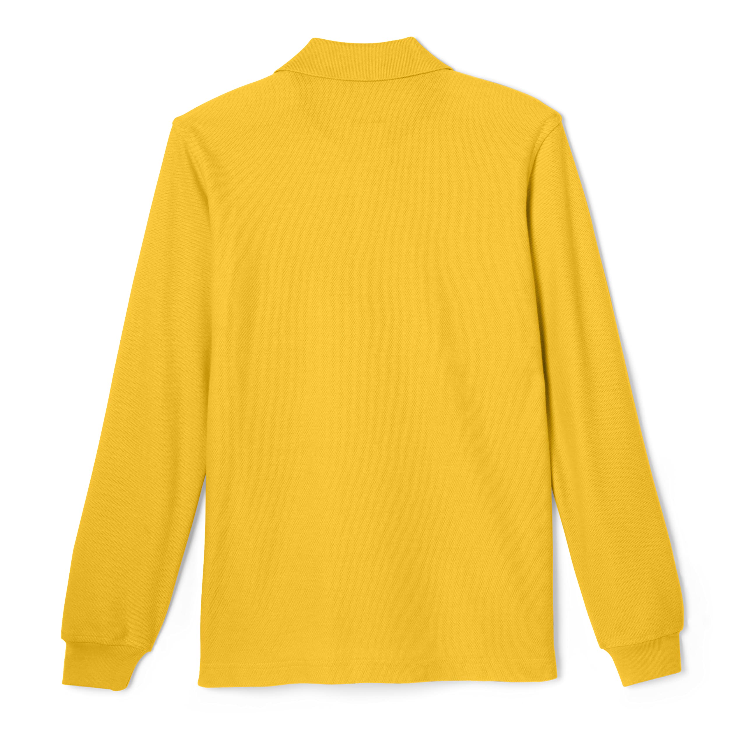 French Toast Pique Polo School Uniform Shirt - Long Sleeve Boys & Girls Cotton Shirt for School, Dress Code & Formal Occasions | Perfect for Class, Church & Special Events