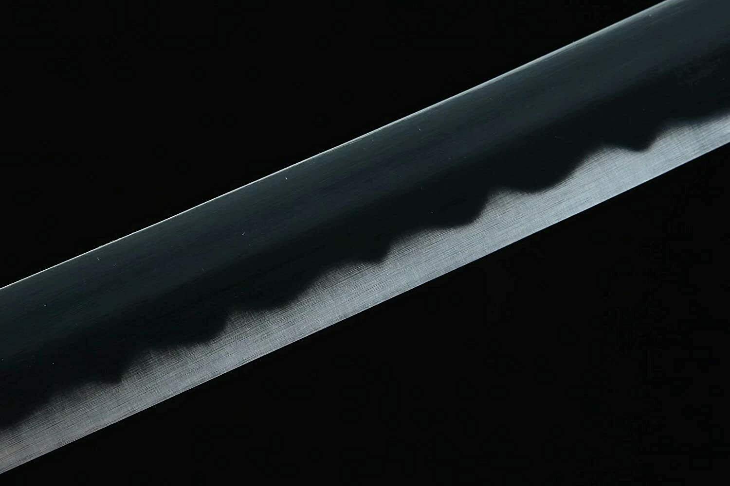 Handmade One Piece Roronoa Zoro Katana - YAMA ENMA Japanese Anime Cosplay Samurai Sword with Purple Blade | Authentic Replica for Collectors & Cosplay Enthusiasts | Perfect Gift for Men & Women | Anime Convention, Display, Martial Arts Training